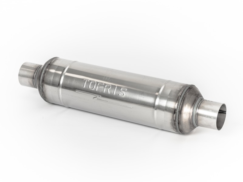 Резонатор-стронгер универсальный 110*510*60 с диффузором нержав. сталь с набивкой - 3